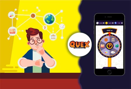 Quex — Multiplayer Quiz Game interface